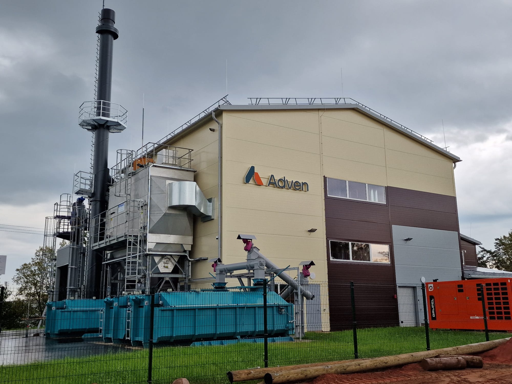 "Biomass Boiler House, Rietekļa Street 1, Valmiera, Valmiera Municipality